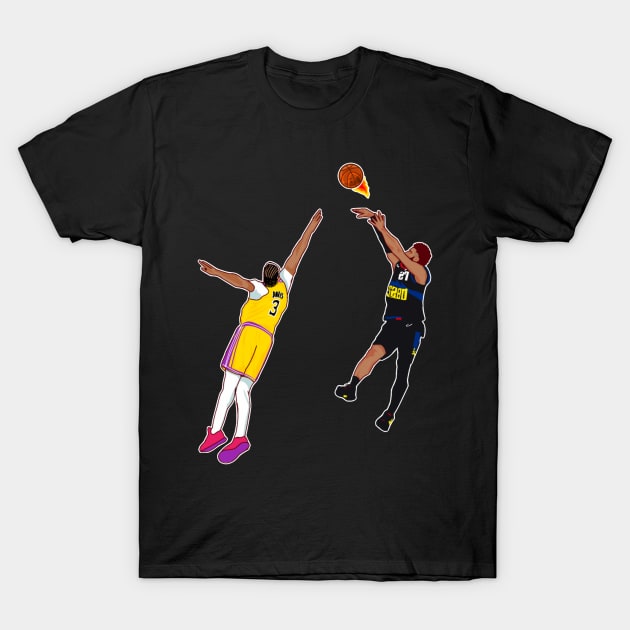 Jamal murray buzzer beater T-Shirt by Qrstore